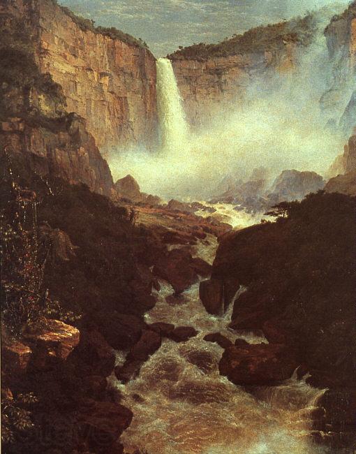 Frederick Edwin Church The Falls of Tequendama Norge oil painting art